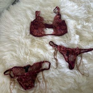 Agent Provocateur Bra & Thong Soirée Set ❤️